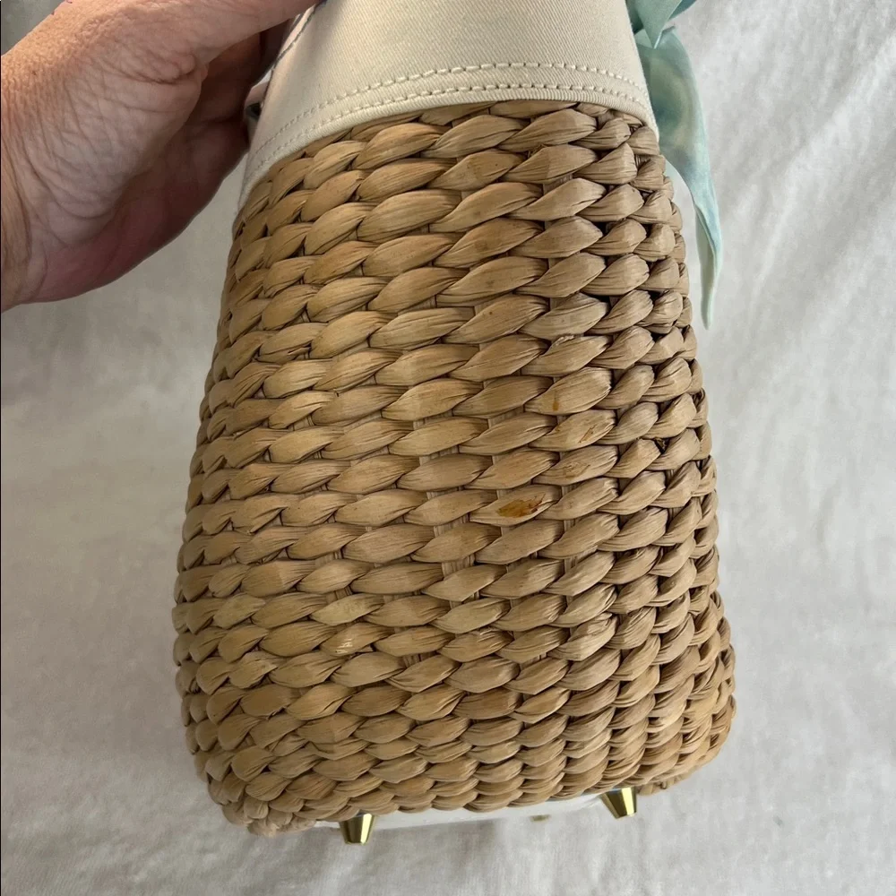 Coach 2006 vintage legacy straw basket bag - Picture 8 of 12